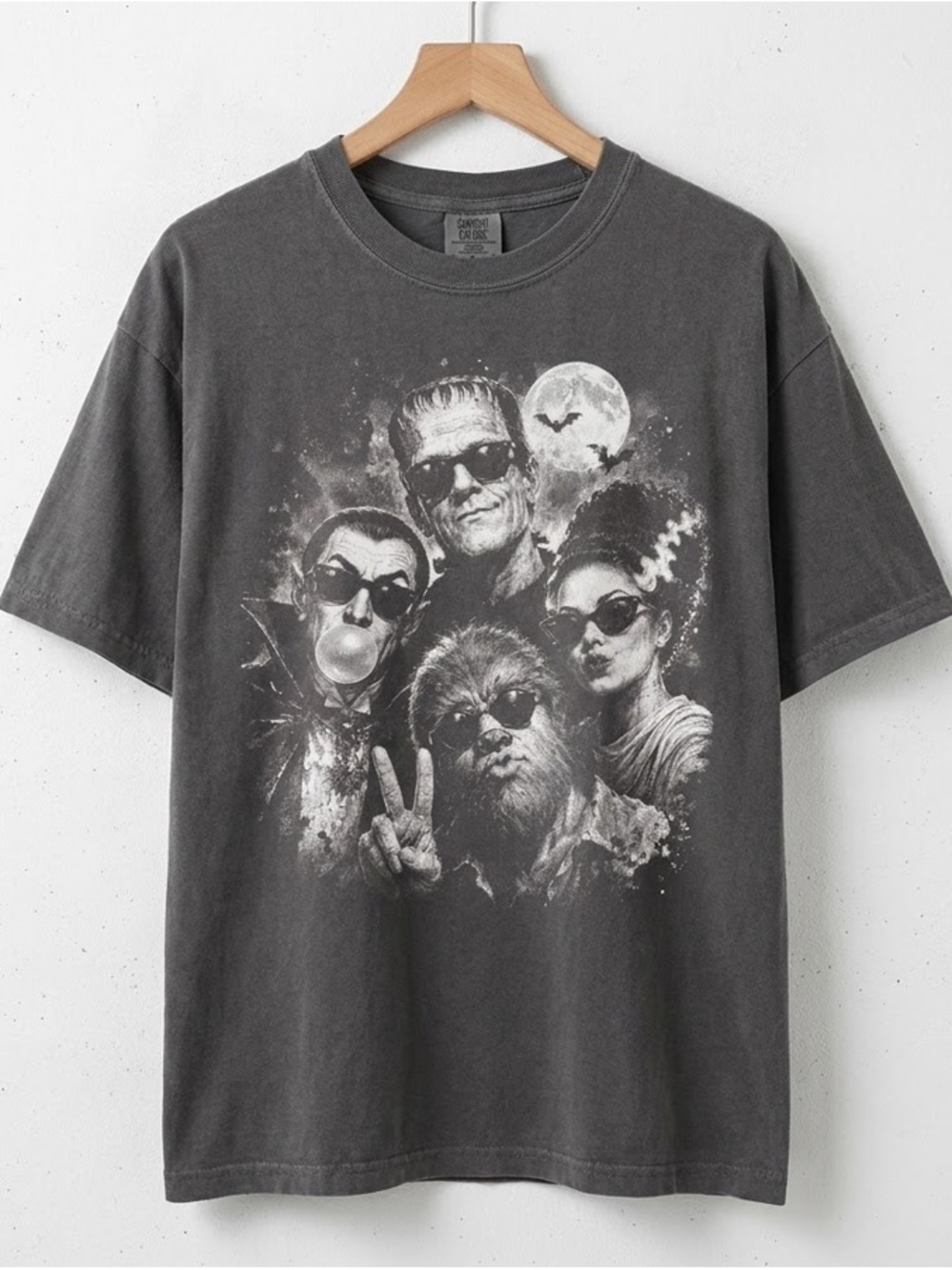 Halloween Monster Selfie Comfort Colors Shirt